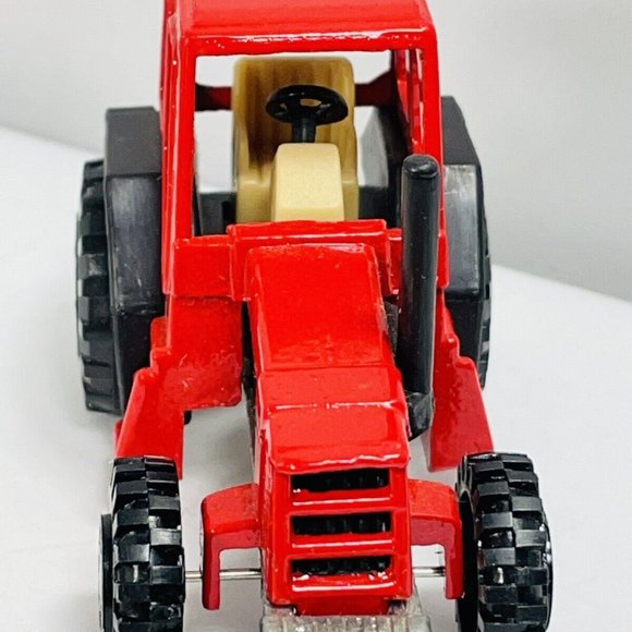 Vintage WELLY Red Die Cast Metal Toy Vehicle Farm Tractor No. 9131 - Picture 9 of 11